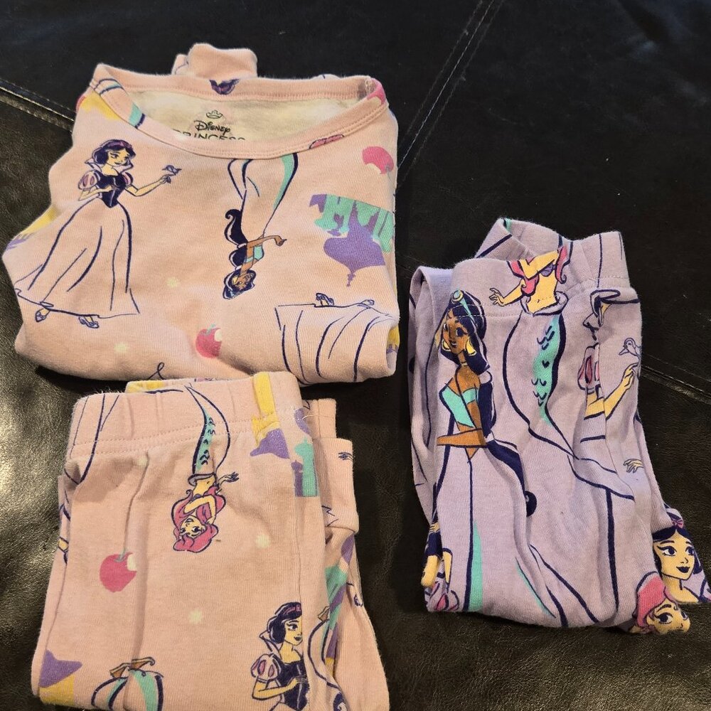 Disney princess pajamas size 6